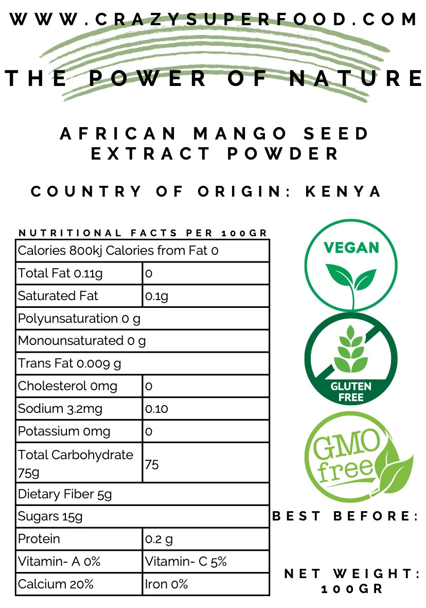 EXTRAIT DE NOYAU DE MANGUE AFRICAINE